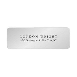 Plain Elegant Classical Simple Modern Grey Baggage