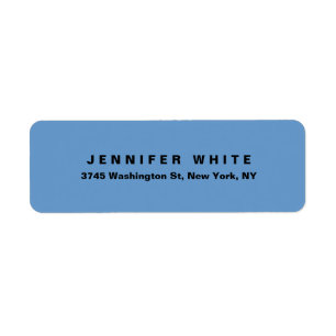 Plain Elegant Modern Blue Grey Minimalist