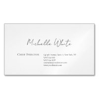  Plain Elegant White Professional Modern