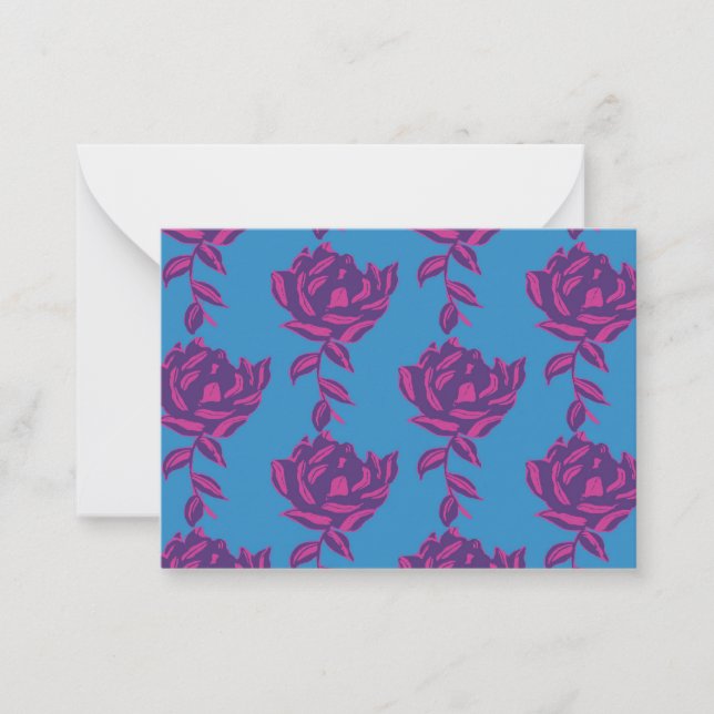 Plain Floral Card (Front)