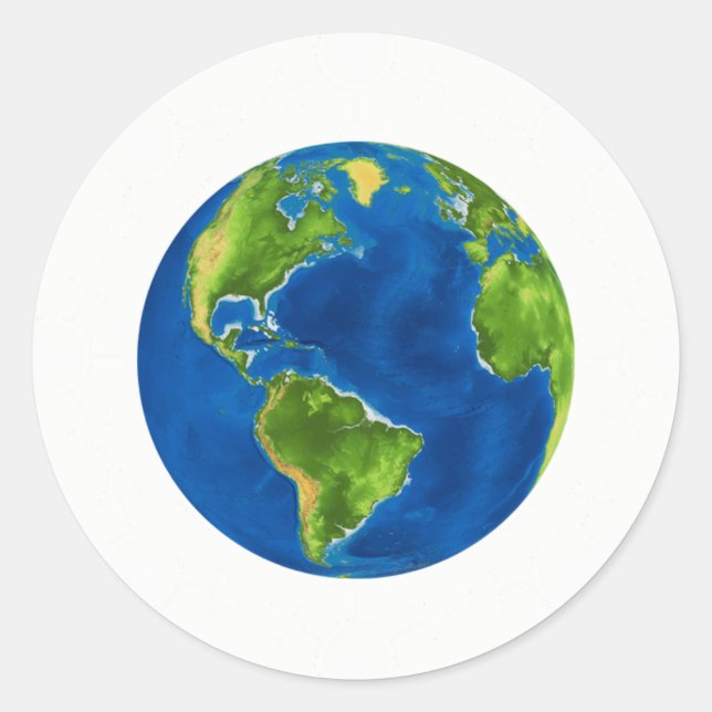 Plain Globe Jesse Tree Sticker (Front)
