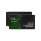 Plain Green Grey Attractive Charm Business Card