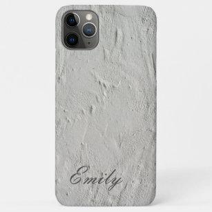 Plain Grey Trendy Modern Minimalist ADD NAME Case-Mate iPhone Case