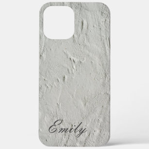 Plain Grey Trendy Modern Minimalist ADD NAME iPhone 12 Pro Max Case