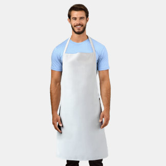 Plain Jane Simple Crisp White Apron