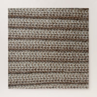 Plain knitted fabric, brown texture.