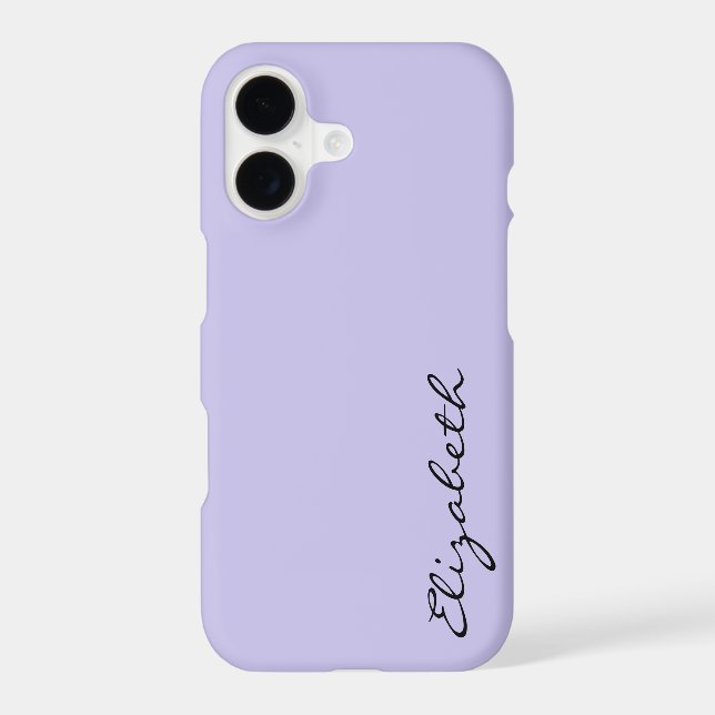 Plain Lavender Background (Back)