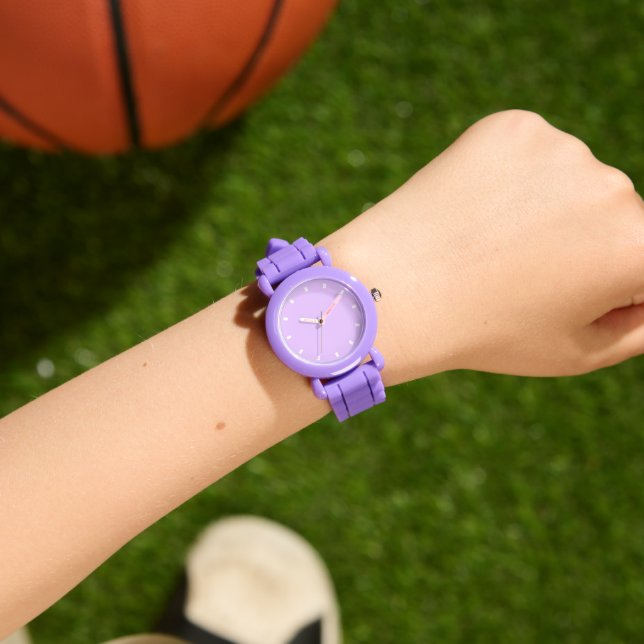 Plain Lavender - Customise It - Chidren's Watch (Wrist)