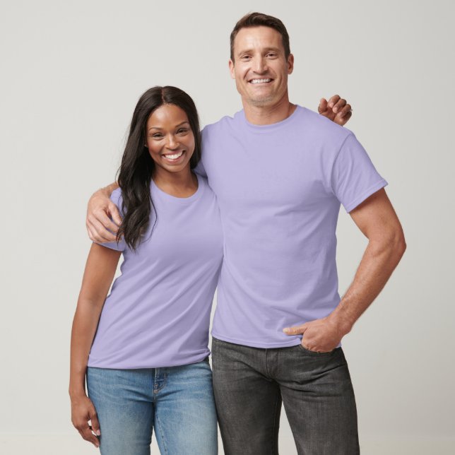Plain Lavender Mens Basic Dark T-Shirt (Unisex)