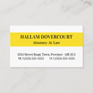 Plain Law Professional Business Card
