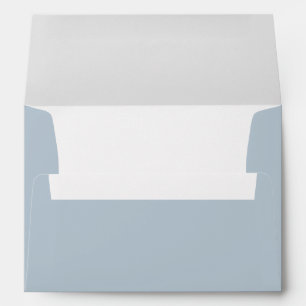 Plain Light Dusty Blue Envelope