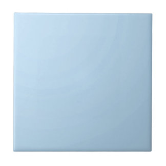 Plain Lightblue SkyBlue Shade: Add text or image Tile