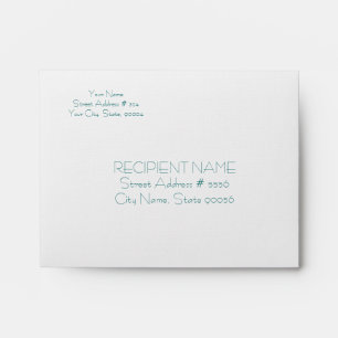 Plain Linen Envelope -Customisable Adreses