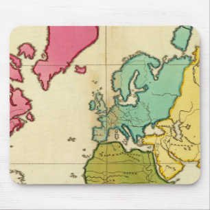 Plain map World Mouse Pad