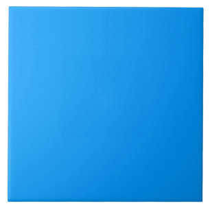 Plain medium blue tile