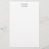 Plain Minimalist Classical Name