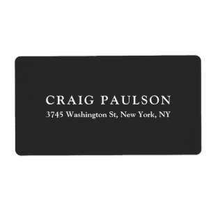 Plain Minimalist Elegant Classical Dark Grey