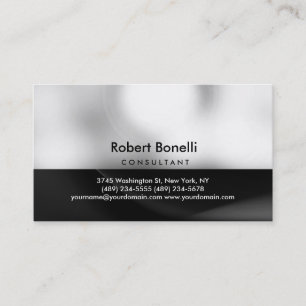 Plain Modern Consultant Business Card