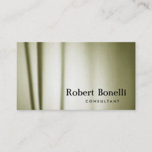 Plain Modern Consultant Business Card