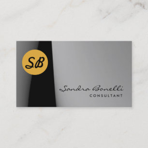 Plain Modern Professional Consultant Business Card