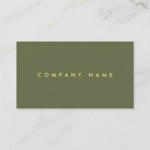 Plain Modern Professional Luxury Premium Thick Business Card