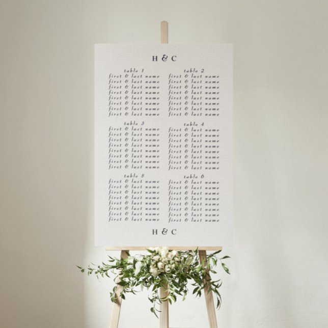 Plain Modern Purple on White Wedding Poster (Creator Uploaded)