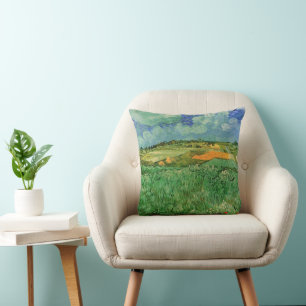 Plain Near Auvers by Vincent van Gogh Cushion