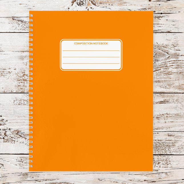 Plain Neon Spiral Composition School Notebook (Creator Uploaded)