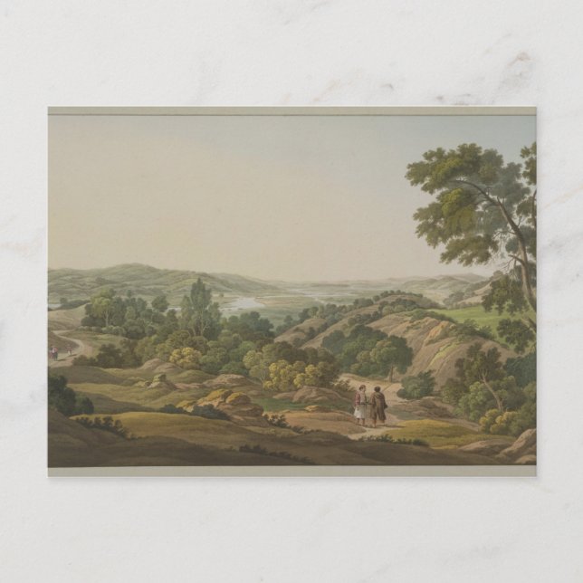 Plain of Olympia, plate 6 from Part 1 of 'Views in Postcard (Front)
