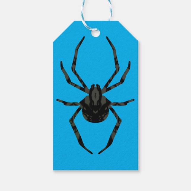 Plain Old Spider Gift Tags (Front)
