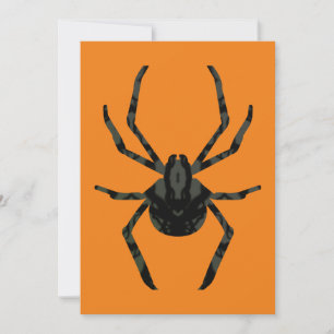 Plain Old Spider Invitation