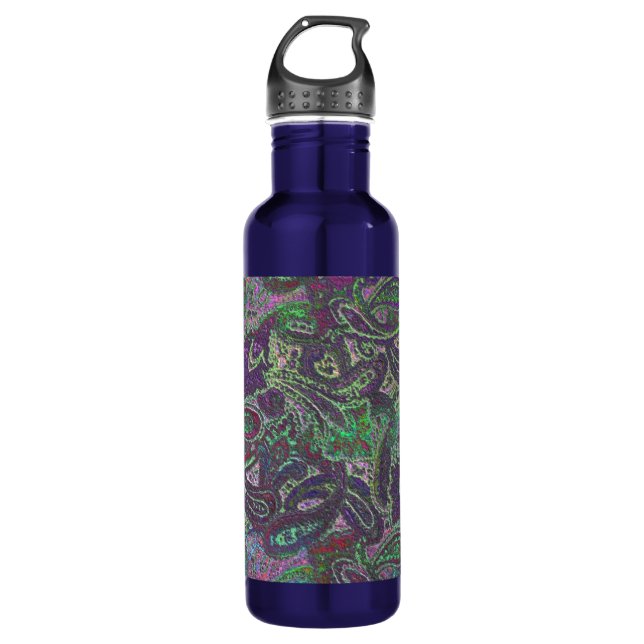 Plain Paisley 2 710 Ml Water Bottle (Front)