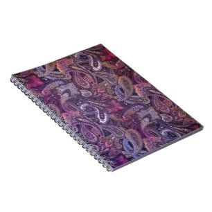 Plain Paisley 3 Spiral Notebook