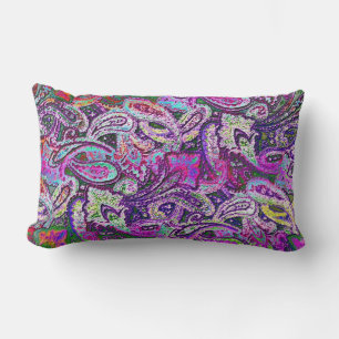 Plain Paisley 4 Lumbar Cushion