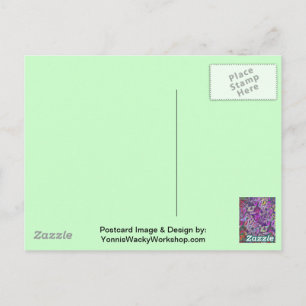 Plain Paisley 4 Postcard