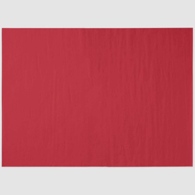 Plain paprika red tissue paper (Front)