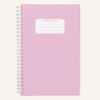 Plain Pastel Color Simple Notebook