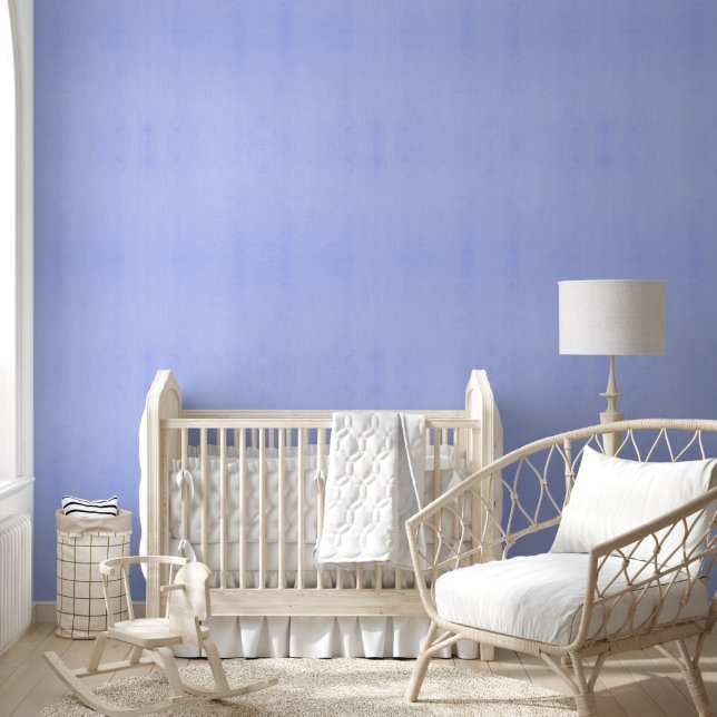 Plain periwinkle colour with subtle uneven texture wallpaper (Kids)