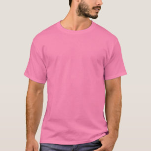 Plain Pink Affordable Customisable Mens T-Shirt
