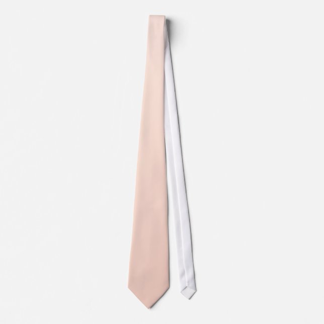 Plain pink, blush, DIY colour, add monogram Tie (Front)