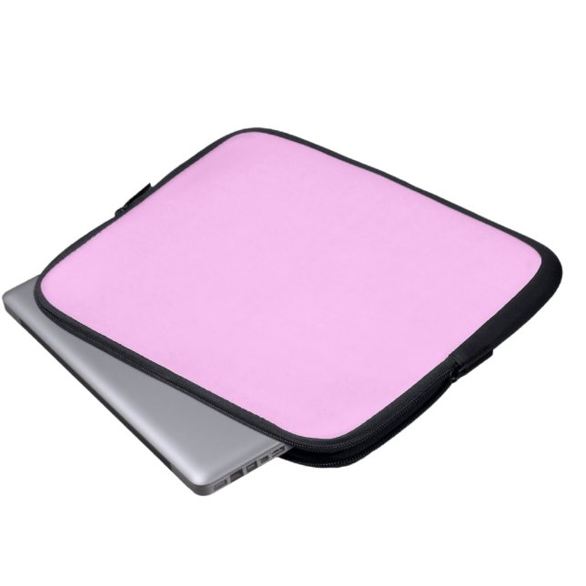 Plain Pink Laptop Sleeve (Front Bottom)