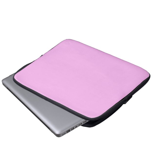 Plain Pink Laptop Sleeve (Front Bottom)