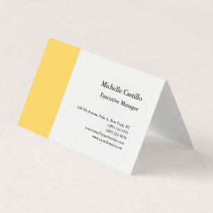 Plain Professional Minimalist Business Card