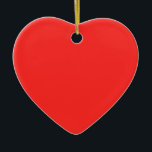 Plain RED : Buy BLANK or Add TEXT n IMAGE lowprice Ceramic Tree Decoration<br><div class="desc">Style: Heart Ornament Capture wonderful family memories with a personalised ceramic ornament. Add your favourite photos, images and personal message to both sides of this ornament. A strand of gold thread makes it easy to display this fantastic keepsake. Height: 3 inches Width: 2.8 inches Weight: 1.375 ounces Full-colour, full-bleed printing...</div>