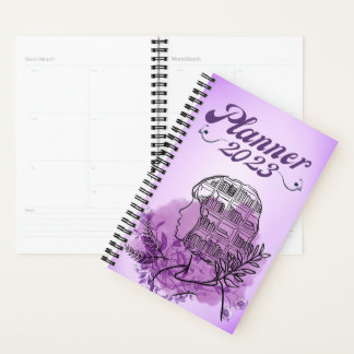 Plain Roxo Planner