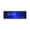 Plain Shades of Blue Slim Modern Business Cards