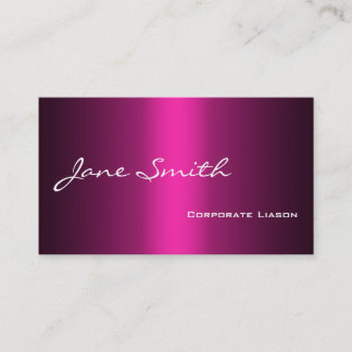Plain Shades of Pink Professional Business Cards