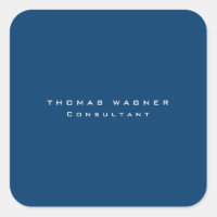 Plain Simple Blue Trendy Minimalist