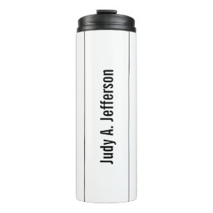 Plain Simple Classical Minimalist Thermal Tumbler