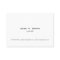 Plain,simple white business card